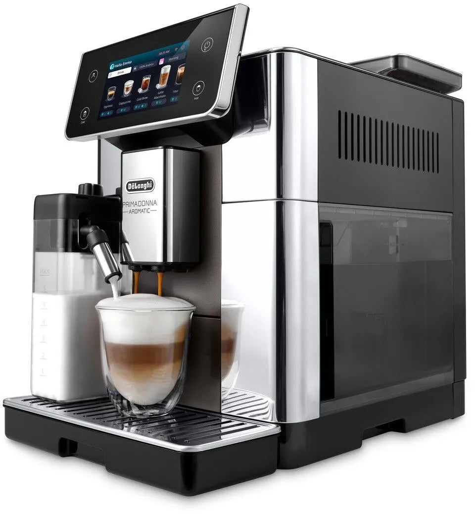 Kaffeevollautomat Primadonna Aromatic ECAM630.75.TM - 35 eiskalte heiße Kaffeerezepte
